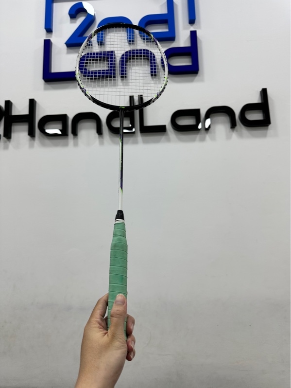 Vợt cầu lông Lining Halbertec Motor - Màu trắng - Ngoại hình 97% - Trầy - Body