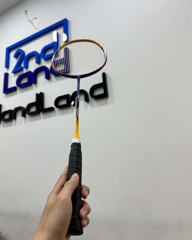 Vợt Cầu Lông Lining Tectonic 1 - Màu cam xanh - Ngoại hình 96% - Trầy nhiều - Body