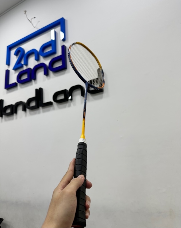 Vợt Cầu Lông Lining Tectonic 1 - Màu cam xanh - Ngoại hình 96% - Trầy nhiều - Body