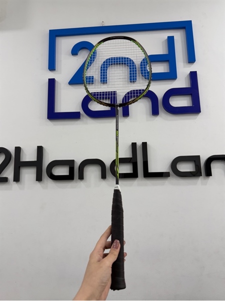 Vợt cầu lông Lining Turbo Charging 50D Drive - Màu đen xanh - Ngoại hình 98% - Body