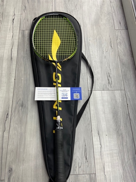 Vợt cầu lông Lining Turbo Charging 50D - Màu đen - Ngoại hình: 97% - Trầy khung - Kèm túi 2