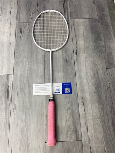 Vợt cầu lông Lining Turbo Charging Marshal 4U - Màu trắng - Ngoại hình: 98% - Trầy nhẹ - Body