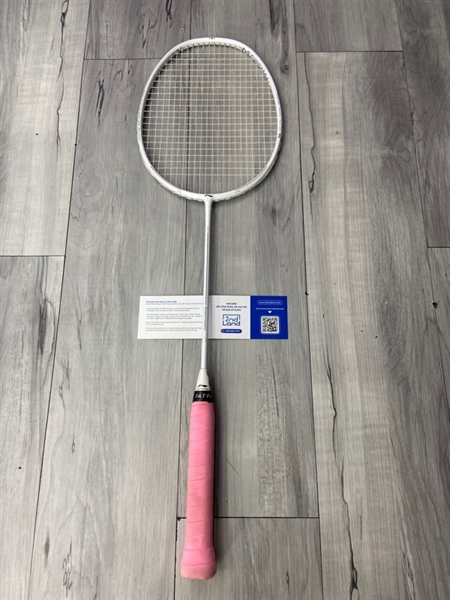 Vợt cầu lông Lining Turbo Charging Marshal 4U - Màu trắng - Ngoại hình: 98% - Trầy nhẹ - Body 2