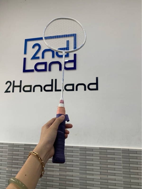 Vợt cầu lông Lining Windstorm 79S - Màu trắng - Ngoại hình: 97% - Trầy - Body