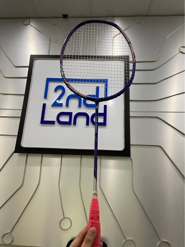 Vợt cầu lông Mizuno Caliber S-Boost - Màu xanh - Ngoại hình: 97% - Trầy xước nhiều - Kèm túi