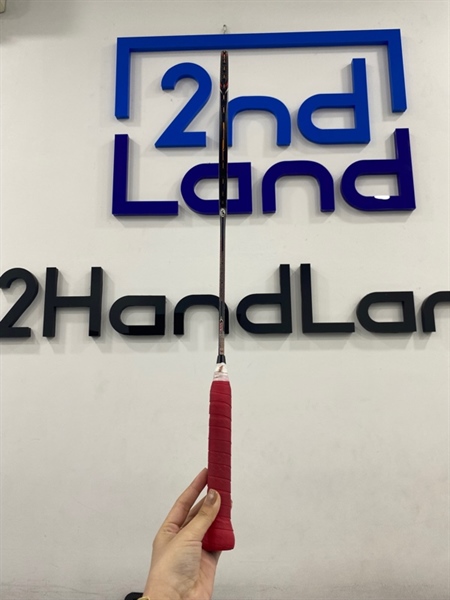 Vợt cầu lông Pro Kennex Carbon pro 787 Deluxe - Màu đỏ đen - Ngoại hình 97% - Trầy đầu vợt - Body 1