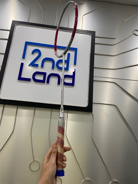 Vợt cầu lông Proace Stroke 316 - Màu bạc đỏ - Ngoại hình: 98% - Không cước ( cước 1 ) - Body 1