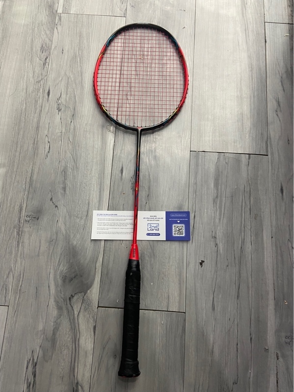 Vợt cầu lông Venson Titan 9 - Màu đỏ đen - Ngoại hình: 97% - Trầy khung, cước 2 - Body