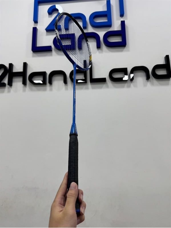 Vợt cầu lông Victor Brave Sword 1900 AF - Màu xanh - Ngoại hình 96% - Viền trầy cấn tróc sơn, cán bong da - Body