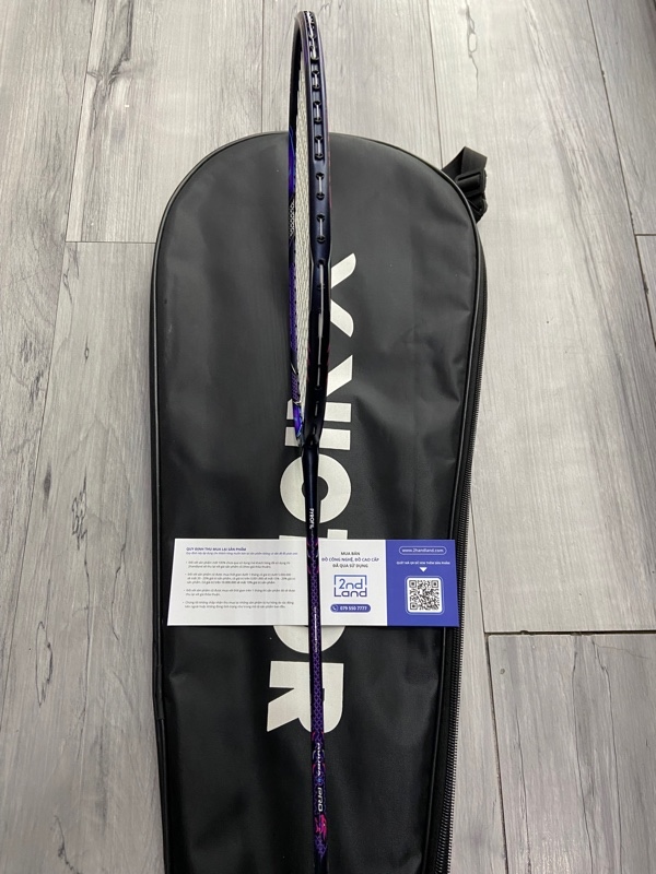 Vợt cầu lông Victor Thruster Ryuga II Pro - 4U 6G - Màu tím - Ngoại hình: 98% - 2 lưới - Kèm túi