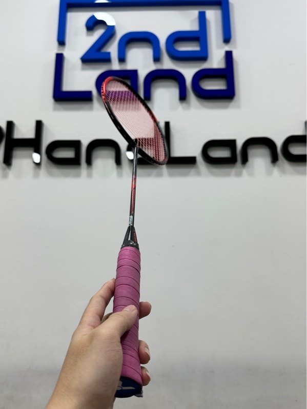 Vợt cầu lông Victor TK-Ryuga Metallic - Màu đen đỏ - Ngoại hình 98% - Đã thay lưới - Body