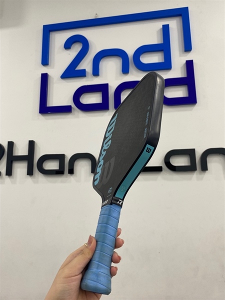 Vợt pickbleball Wilson tempo pro - 16mm - Màu xanh đen - Ngoại hình 96% - Mặt tiếp xúc mòn , trầy nhiều - body 1