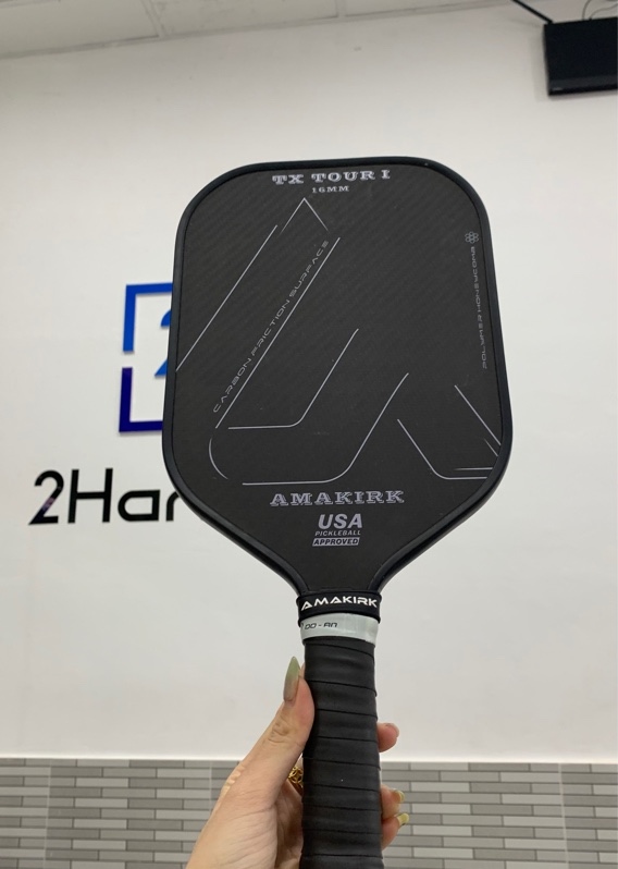 Vợt Pickeball Amakirk TX Tour - 16mm - Màu đen - Ngoại hình: 98% - Body