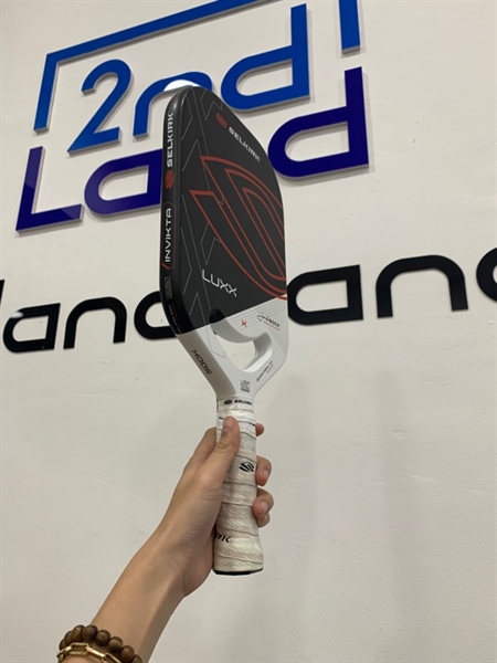 Vợt Picklebal Selkirk Luxx Control Air Invikta Jack Sock 7.8 8.1 Oz - Màu đen trắng - Ngoại hình: 98% - Body 1