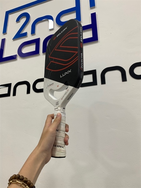 Vợt Picklebal Selkirk Luxx Control Air Invikta Jack Sock 7.8 8.1 Oz - Màu đen trắng - Ngoại hình: 98% - Body 2