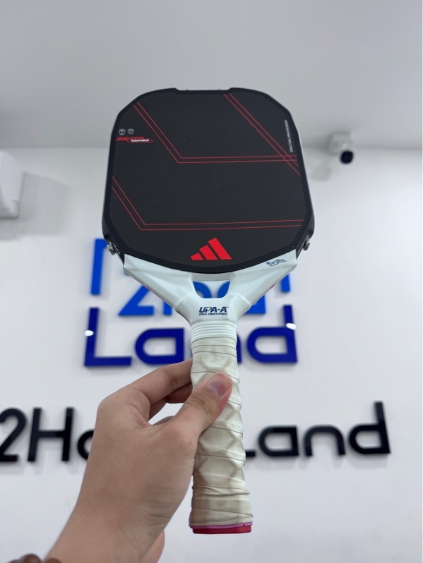 Vợt Pickleball Adidas Metalbone LP S - Màu trắng đen - Ngoại hình 97% - Trầy xước - Body