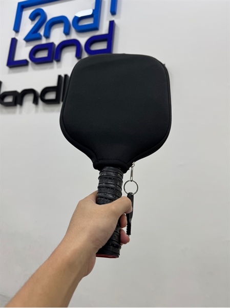 Vợt Pickleball Adidas Metalbone LPS - 16mm - Màu đen - Ngoại hình 97% - Kèm túi + Khóa tháo tạ 4