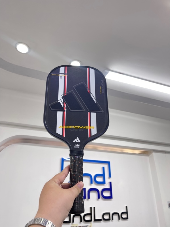 Vợt pickleball Adidas PB Adipower Carbon ATTK - Màu đen - Ngoại hình 98% - Body