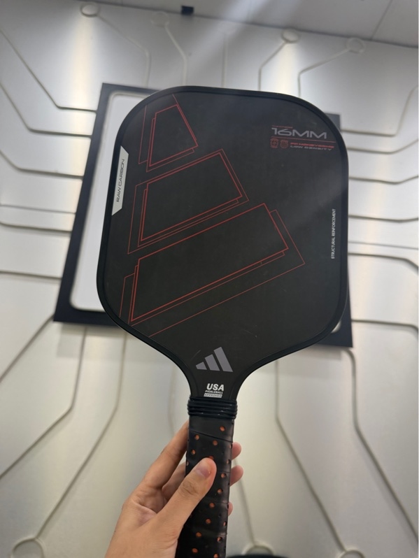 Vợt Pickleball Adidas RX Carbon CTRL - Màu đen đỏ - Ngoại hình: 97% - Body
