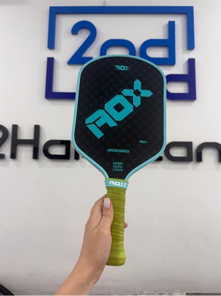 Vợt pickleball Arromax A0X-1 - Màu xanh ngọc - Ngoại hình 98% - trầy nhẹ đỉnh vợt - Body