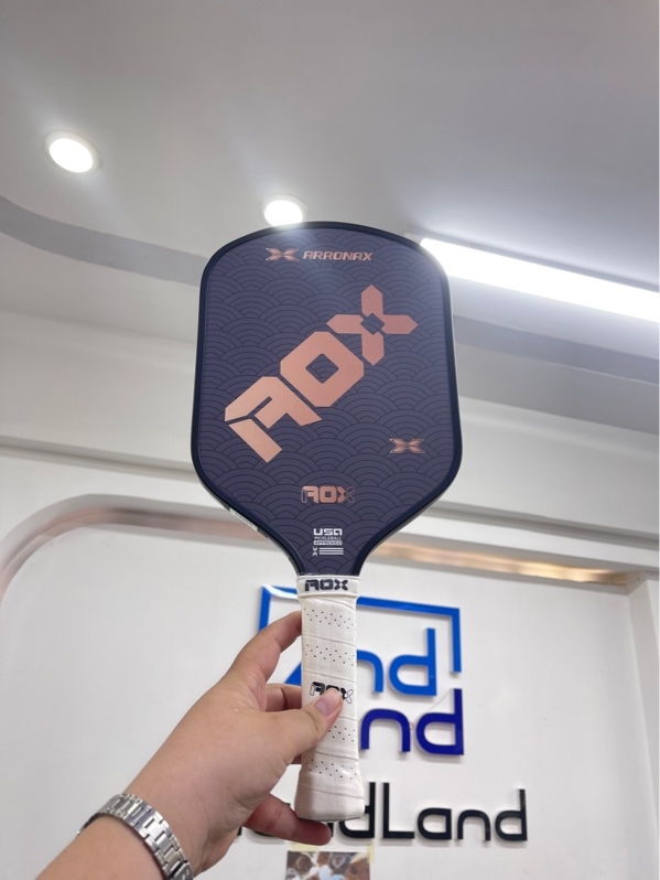 Vợt Pickleball Arronax AOX (dòng Arronax AOX-1) - 16mm - Màu tím đen - Ngoại hình 99% - Kèm túi kumpo