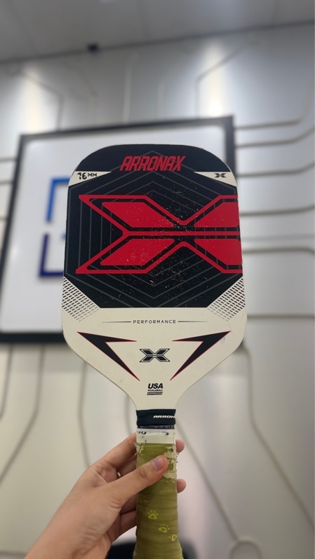 Vợt Pickleball Arronax AX-06 - Màu trắng - Ngoại hình: 96% - Trầy xước - Body