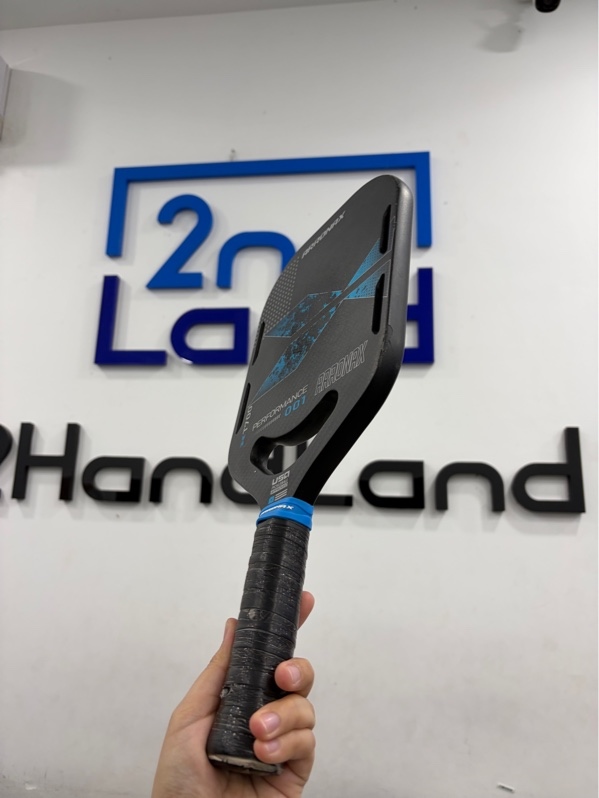 Vợt pickleball Arronax Performance 001 - Màu xanh đen - Ngoại hình 96% - Mặt vợt trầy, tróc nhiều, viền trầy nặng - Body