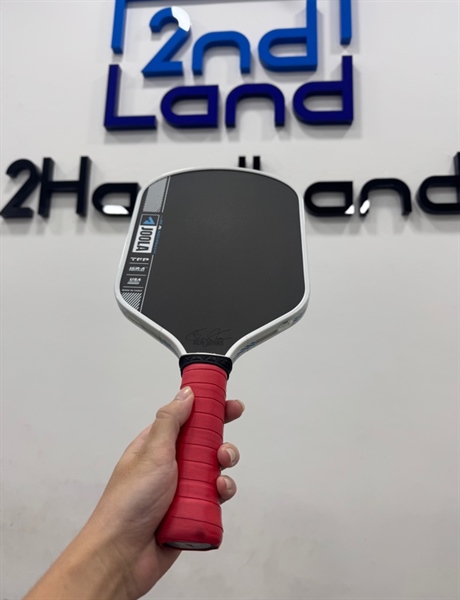 Vợt Pickleball Ben Johns Hyperion Pro IV - 16mm - Màu trắng - Ngoại hình 98% - Còn dán miếng bảo vệ viền - Body 2