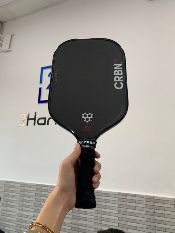 Vợt Pickleball CRBN 3X Series - 16mm - Màu đen - Ngoại hình: 96% - Kèm túi