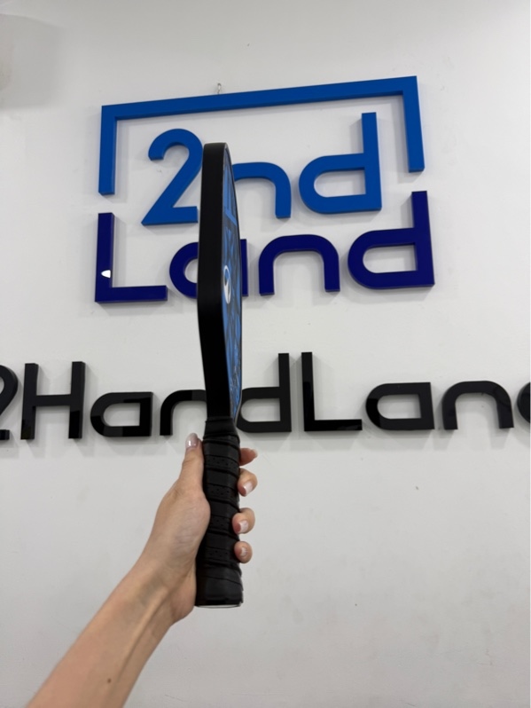 Vợt pickleball Decathlon Kuikma open - Màu xanh đen - Ngoại hình 98% - Trầy nhẹ - Kèm 1 túi bảo vệ mặt vợt