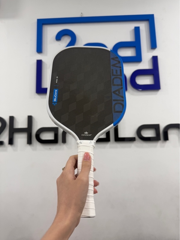 Vợt Pickleball Diadem Edge Blucore Pro 16 - Màu đen sườn trắng - Ngoại hình 98% - Body