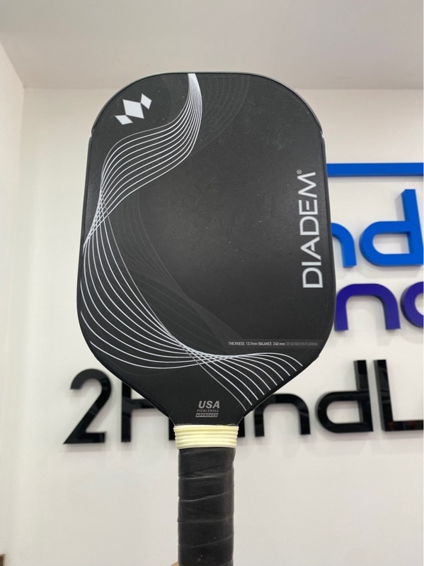 Vợt Pickleball Diadem Icon Infinity Pro - Màu đen - Ngoại hình: 97% - Trầy xước - Body