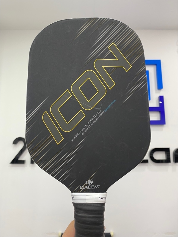 Vợt Pickleball Diadem icon v2 - Màu đen - Ngoại hình: 97%- Trầy cấn - Body