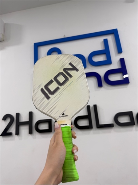 Vợt Pickleball Diadem Icon V2 - Màu trắng - Ngoại hình 96% - Ố vàng , trầy xước - Body 2