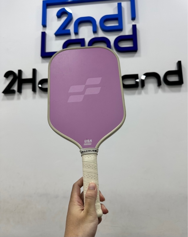 Vợt Pickleball Facolos Colorful 16mm - Màu hồng - Ngoại hình 97% - Sườn trầy mặt vợt tróc sơn - Body