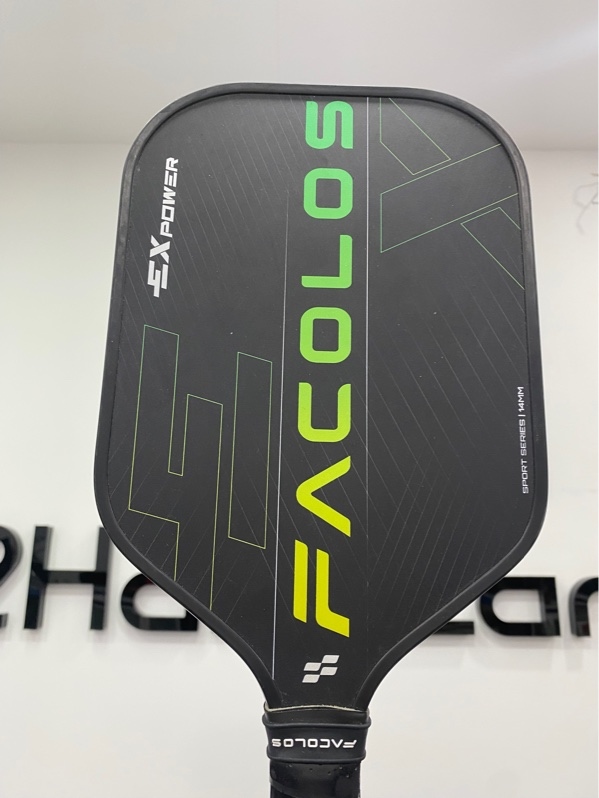 Vợt Pickleball Facolos Expower - 14mm - Màu đen - Ngoại hình: 97% - Xước sườn - Body