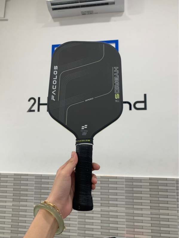 Vợt pickleball Facolos Hybird Speed S20 - 14mm - Màu đen - Ngoại hình: 97% - Body
