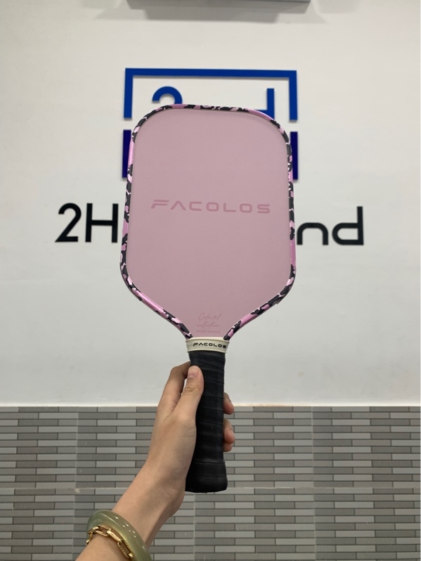 Vợt pickleball Facolos Lifestyle Series - 15mm - Màu hồng - Ngoại hình: 98% - Body