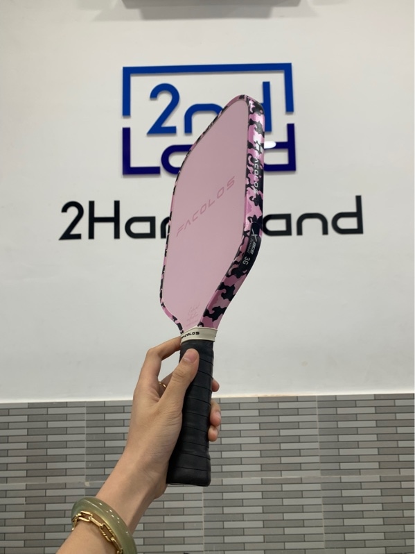 Vợt pickleball Facolos Lifestyle Series - 15mm - Màu hồng - Ngoại hình: 98% - Body