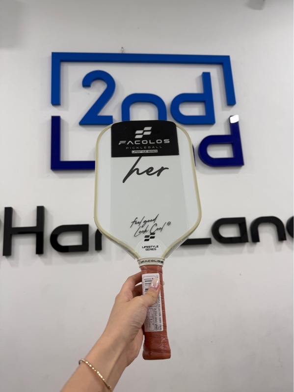 Vợt pickleball Facolos Lifestyle Series – Couple Collection Her - Màu trắng - New seal