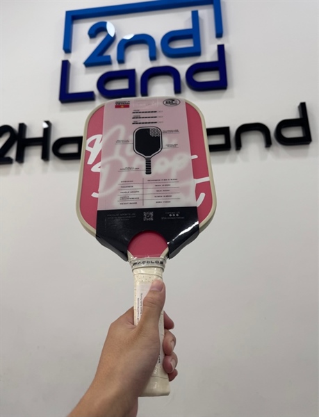 Vợt Pickleball Facolos Nice Drop Shot 16mm - Màu trắng hồng - New fullbox