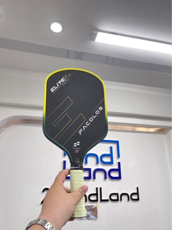 Vợt pickleball Facolos Pro EliteX - 16mm - Màu xanh đen - Ngoại hình 97% - Body