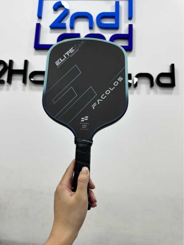 Vợt Pickleball Facolos Pro EliteX Widebody 16mm - Màu xanh đen - Ngoại hình 97% - Body