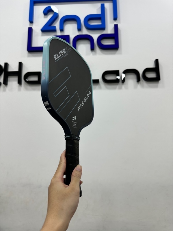 Vợt Pickleball Facolos Pro EliteX Widebody 16mm - Màu xanh đen - Ngoại hình 97% - Body