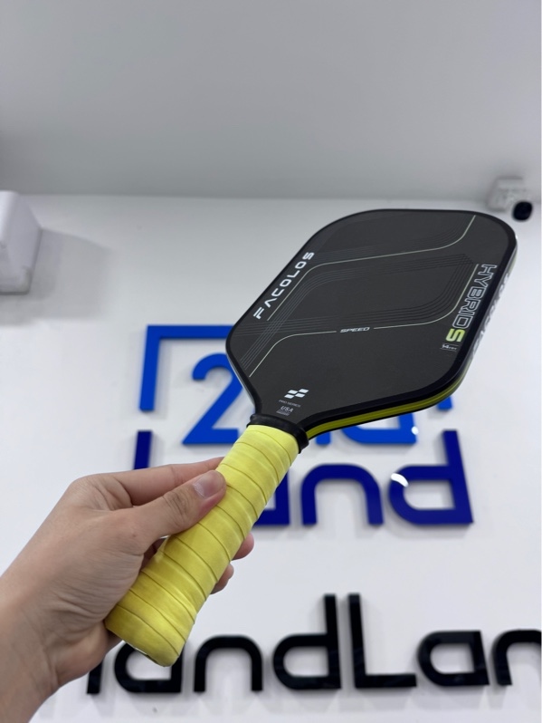 Vợt Pickleball Facolos Pro Series Hybrid 2.0 S - 14mm - Màu đen - Ngoại hình 98% - Mặt vợt xước nhẹ - Kèm túi