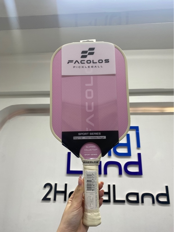 Vợt Pickleball Facolos Sport Series Olympic - 16mm - Màu hồng - Newseal