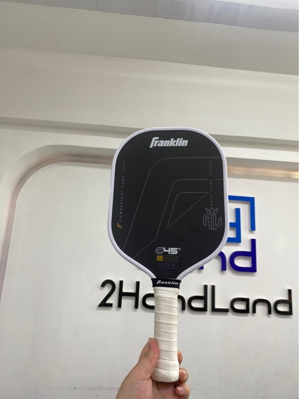 Vợt Pickleball Franklin Anna Leigh Waters Signature C45° (ALW) - 16mm - Màu trắng - Ngoại hình 97,5% - Body