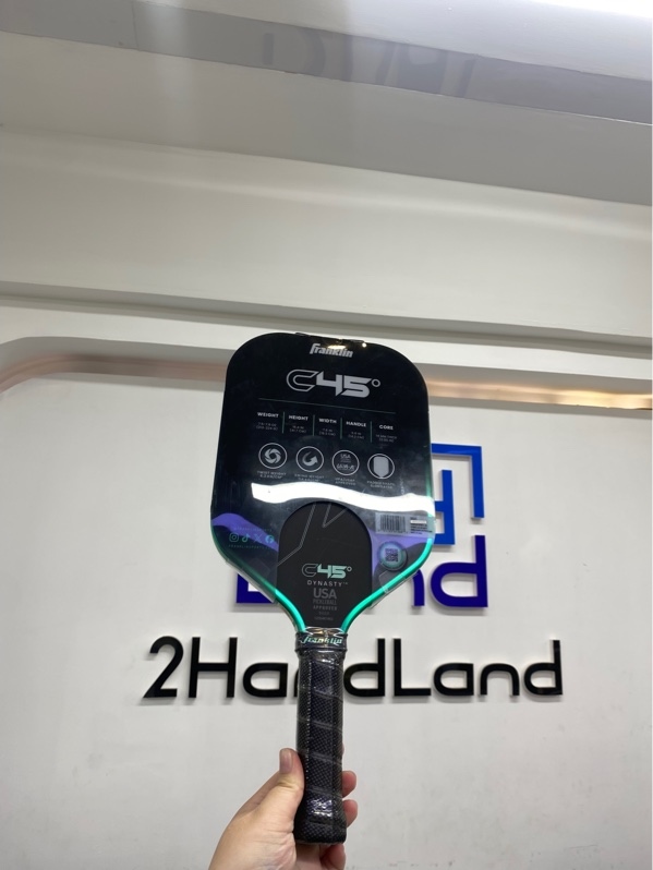 Vợt pickleball Franklin C45 Dynasty - 14mm - Màu xanh - Newseal