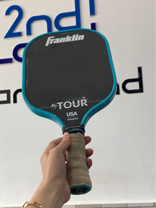 Vợt pickleball franklin FS tour tempo - 16mm - Màu xanh đen - Ngoại hình: 97% - Body