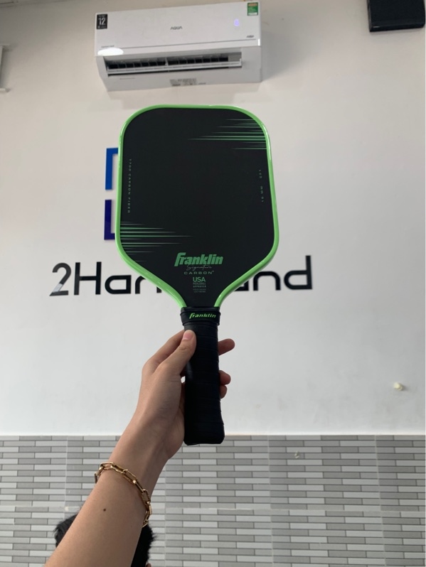 Vợt pickleball Franklin signature carbon - 16mm - Màu đen - Ngoại hình: 98% - Body